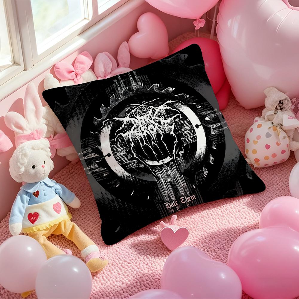 Чехол для подушки с принтом D-D-DarkthroneS, наволочка для гостиной, дивана и декора спальни 12x12Inch