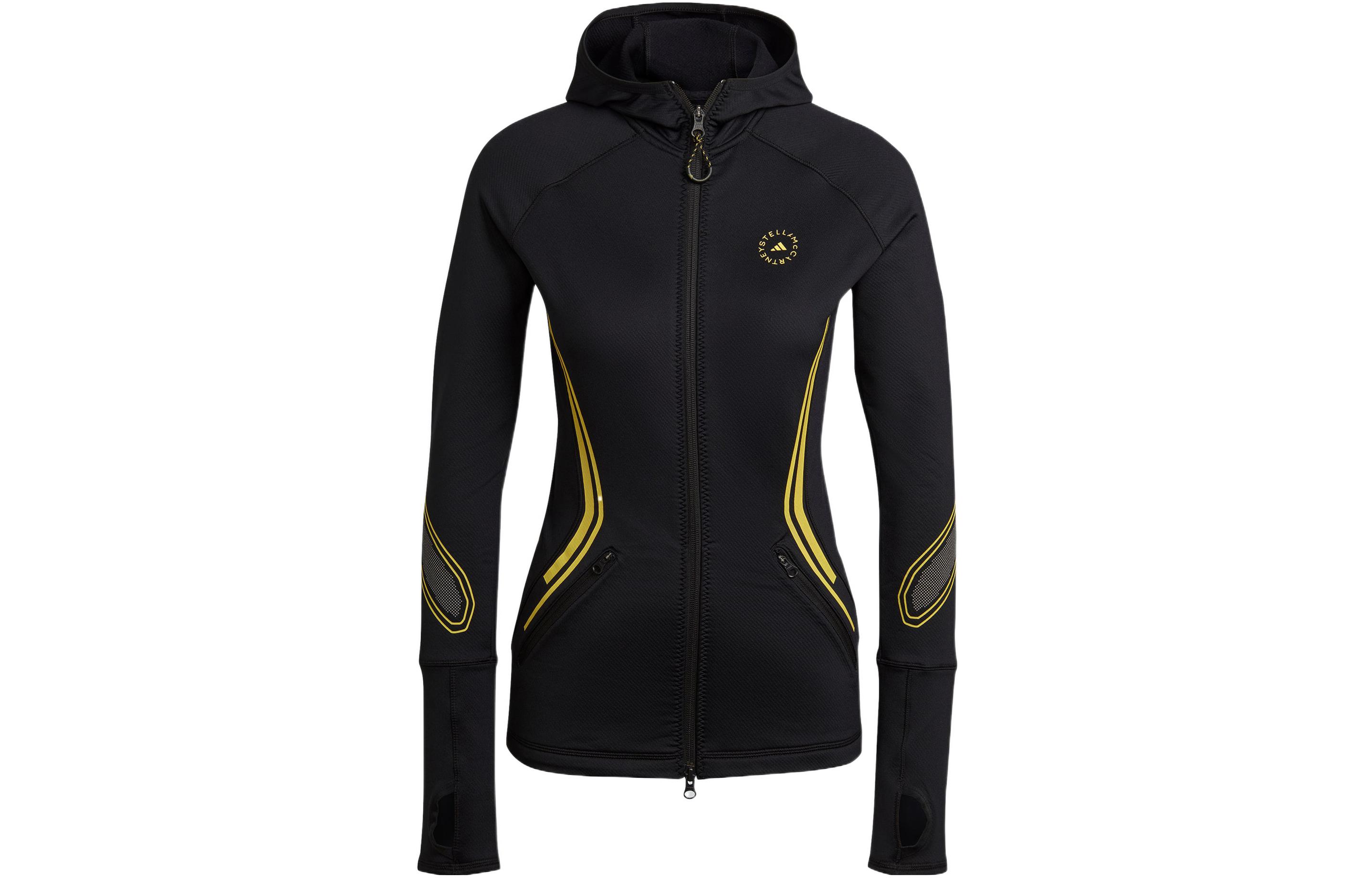 Adidas Jackets Women s Black V Neck Moderate Other HI6055 S