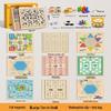 Brangdy 10-in-1 Magnetic Wooden Chess & Board Games Set for Kids
