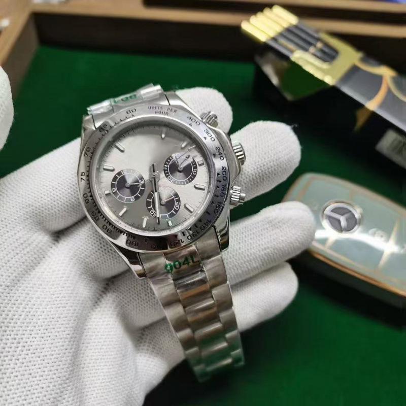 Laojia Daytona Yacht Panda Herren Multifunktions-Chronograph Automatik Uhr