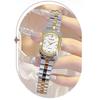 Women Elegant Steel Quartz Watches Round Dial Rhinestone Calendar Wristwatch Waterproof Classic Roman Scale Dress Watch Birthday Gift for Ladies