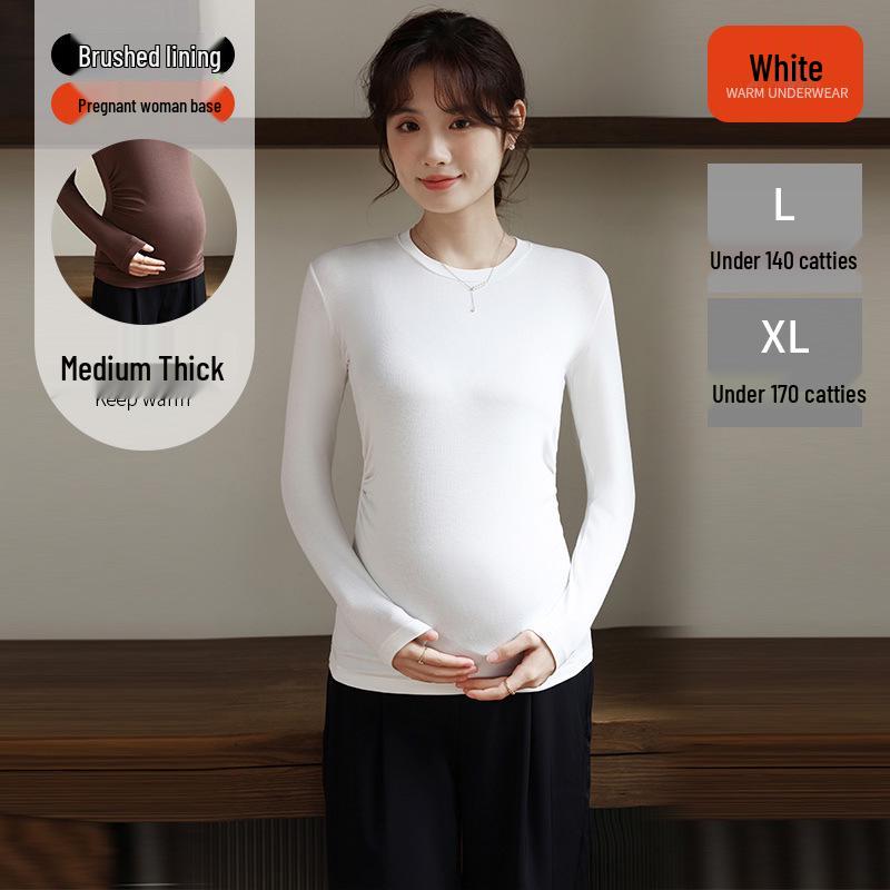 Umstands-Basisshirt – Herbst/Winter Modal-T-Shirt