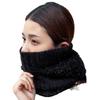 Knitted Hat Thickened Velvet Hat Scarf Mask One Piece Hat for Women In Winter Warm Hat