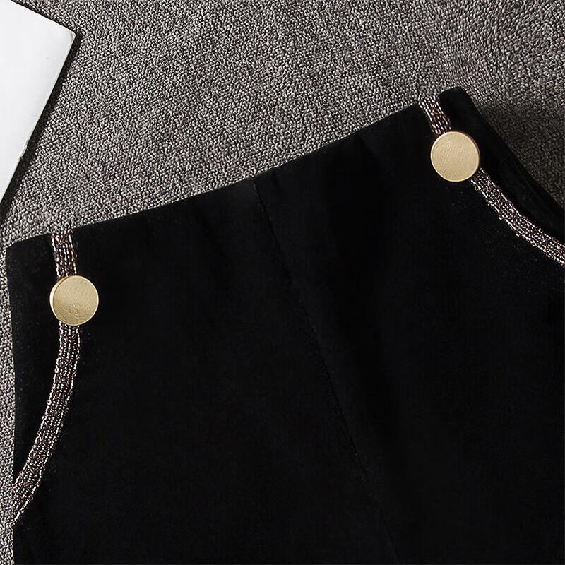 SIBOOSHE Women's High-Waisted Button-Detail Wide-Leg A-Line Shorts