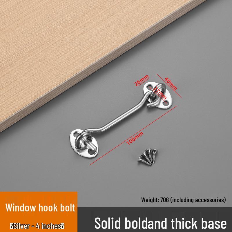 Stainless Steel Window and Door Windproof Hook Stopper