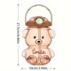 Cute Bear Cup Various Modes of 1000ml/1400ml Tumbler with Straw Kawaii Water Bottle For Girl Kid Outdoor Drinking Kettle
