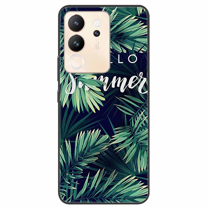 For Vivo V30 Lite Case 6.67'' Silicone Painted Soft TPU Protective Cover for Vivo V 30 Lite 5G Phone Cases V30Lite V2314 Cartoon