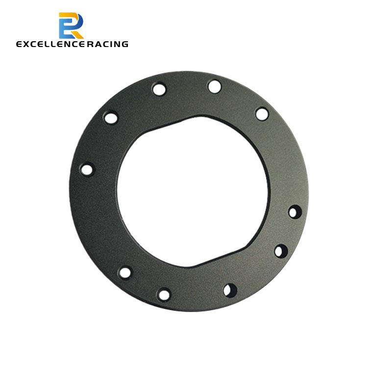 70mm Hole Spacing to Fanatec QR2 Adapter Plate for Steering Wheels Aluminum alloy material, CNC machined and anodized.