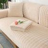 Universal Plush Non-Slip Sofa Cover: Four Seasons Flannel Cushion