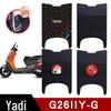 Wear-resistant Waterproof Anti-slip Rubber Pedal Pad for Yadea G26IIY-G Scooter