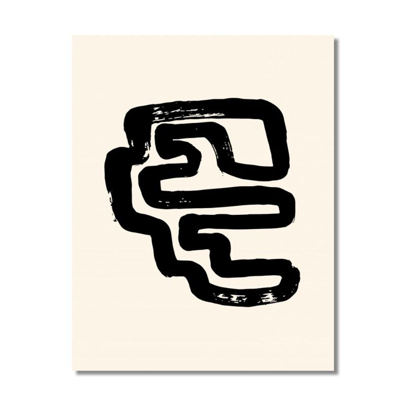 

Богемный Абстрактный Постер Настенное Искусство Бежевый Черный и Белый Минималистичная Картина на Холсте Интерьер Гостиной Домашний Декор Настенная Живопись 21cm×30cm NoFrame