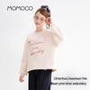 MOMOCO Girls' 2025 Autumn/Winter Sweet Heart Letter Sweatshirt