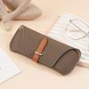Ins Glasses Storage Bag Waterproof Sunglasses Pouch Practical PU Leather Glasses Bag  Female