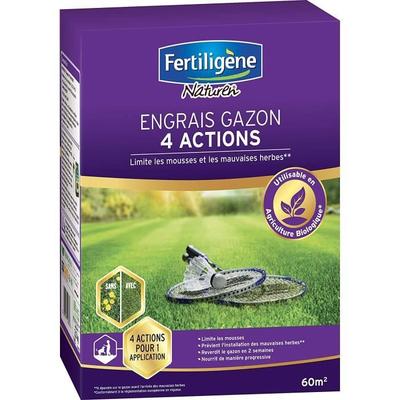 Fertiligene Lawn Fertilizer 4 Actions, 2.45kg, 60m²[288]