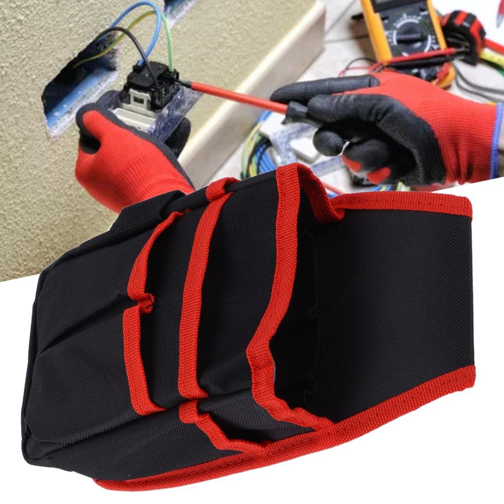 6 Pocket Tool Pouch Heavy Duty Tool Belt Durable Hardware Tool Storage Bag Garden Storage
