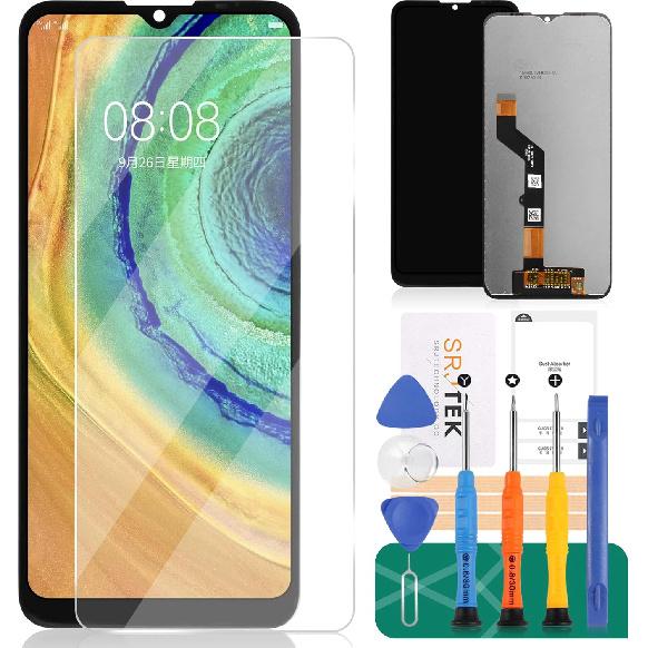 For Motorola Moto G9 Play LCD Screen for Moto E7 Plus Screen Replacement XT2081-1 XT2083-3 2020 6.5 Inch LCD Display Digitizer Touch Screen Full