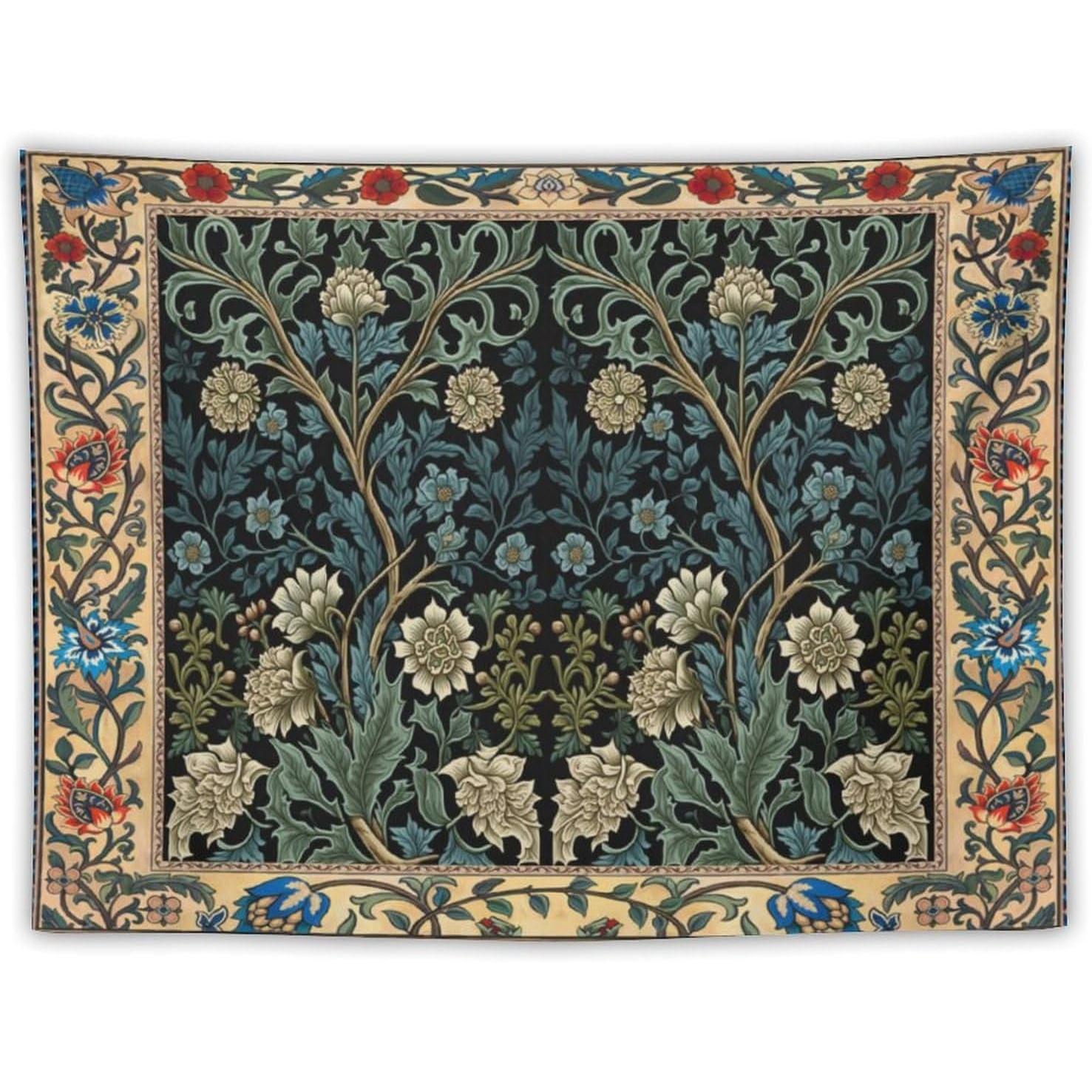 Boho Tapestry Flower William 75x100