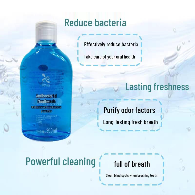 Shizuka 390ml Mint Mouthwash for Fresh Breath