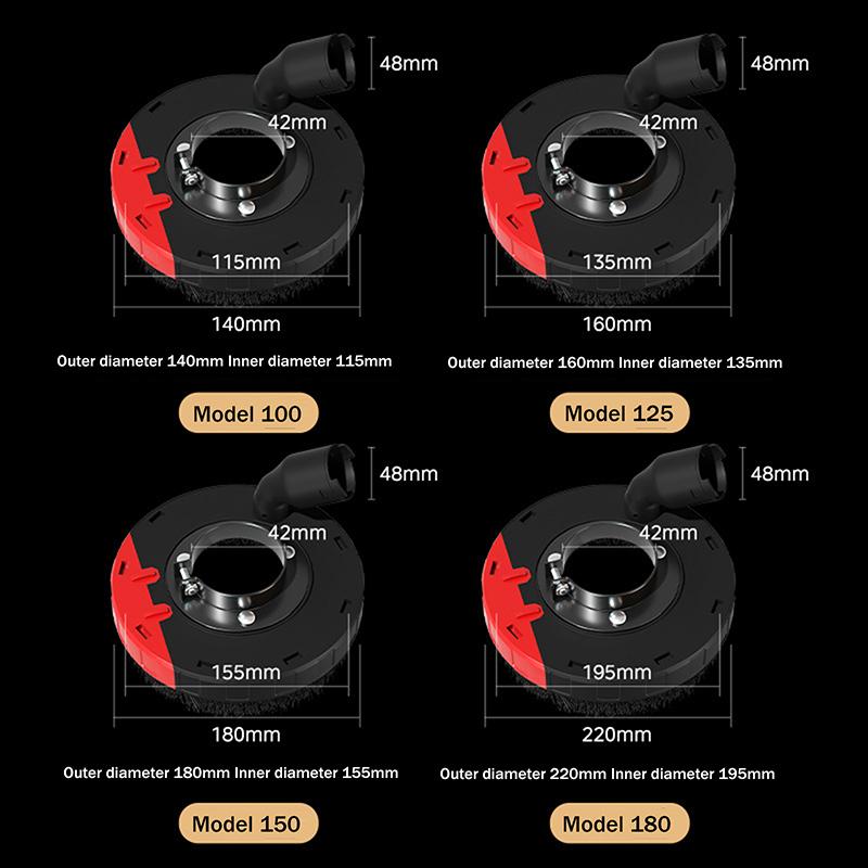 New Angle Grinder Dust Cover Angle Grinder Grinding Polishing Dust Shroud Power Tool Accessories