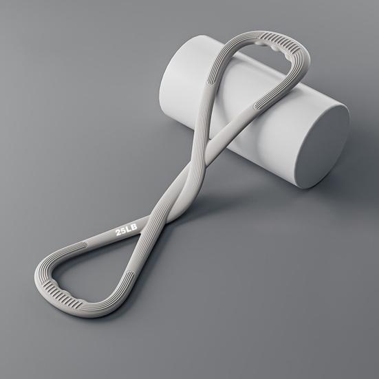 Silikonová fitness odporová guma Protiskluzová osmičková cvičební elastická guma 25/35 liber Muži Ženy Paže Rameno Strečink Silový trénink Napínací lano