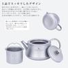 Boundless Voyage Titanium Teapot with Tea Strainer, Stylish, Cute, and Simple Design, 300ml Teapot for 2-3 Cups, Heat-Resistant, Lightweight,