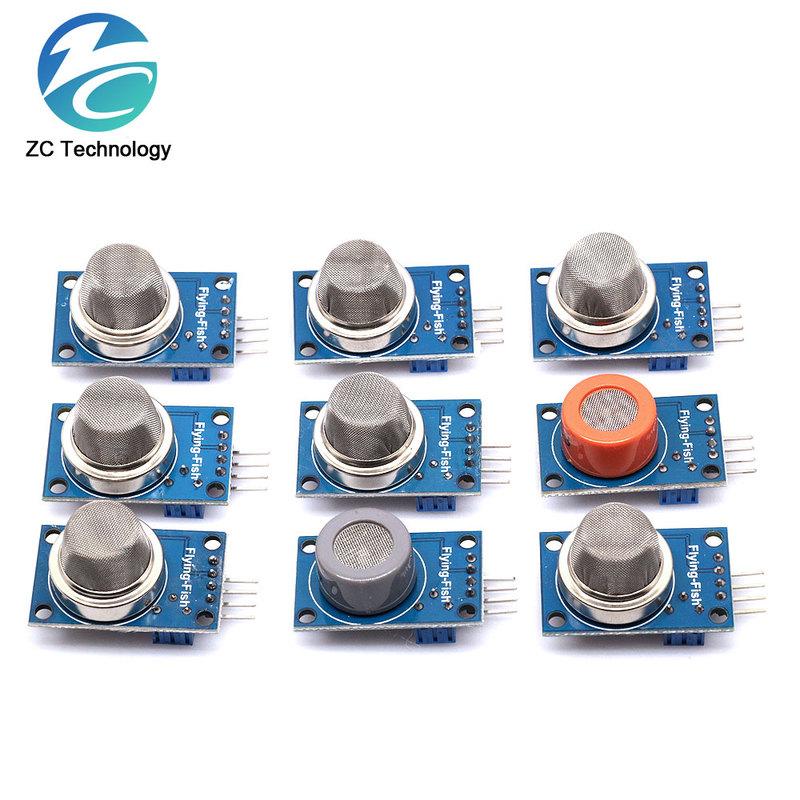 MQ-2 MQ-3 MQ-4 MQ-5 MQ-6 MQ-7 MQ-8 MQ-9 MQ-135 Detection Smoke methane liquefied Gas Sensor Module for Arduino Starter DIY Kit