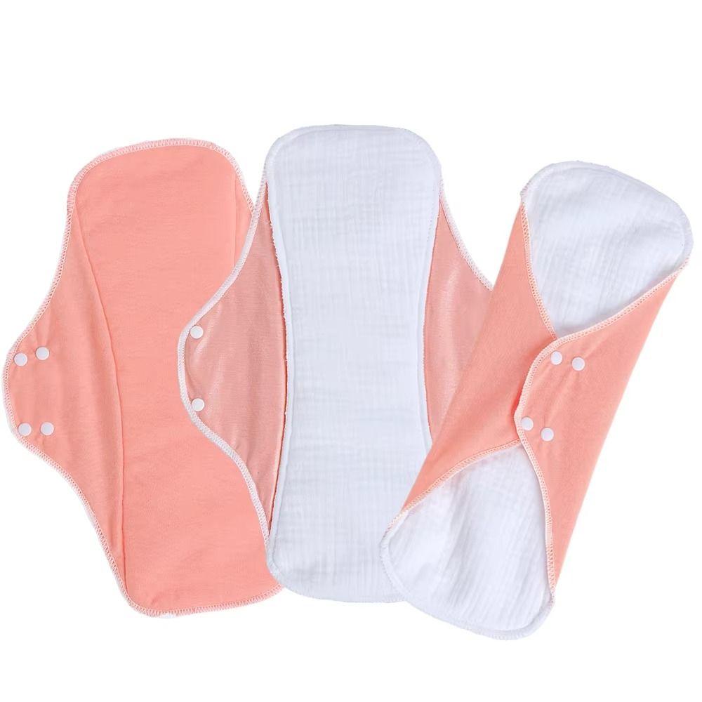 Reusable Menstrual Cloth Pads 33cm Large Panty Liner Anti-Leakage Sanitary Napkin Lady Care