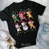Dabbing Santa Elf Friends Christmas Kids Boys Men Xmas Unisex Form T-shirt