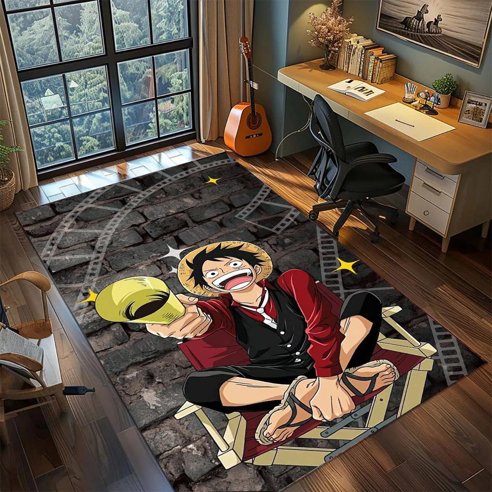 One Piece!Rug Carpet Large Area Rug Non Slip Washable Floor Mat Gamer Room Bedroom Home Decor