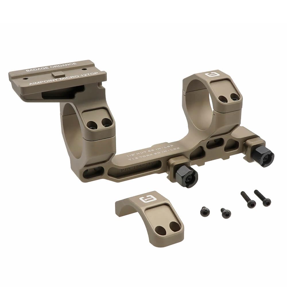 Ryohin Buhin X Evolution Gear 34mm Diameter Scope Mount Ring, One Piece, 6068 Aluminum Alloy (Badger Ordnance Condition One 1.54" Replica) (T-2 Mount