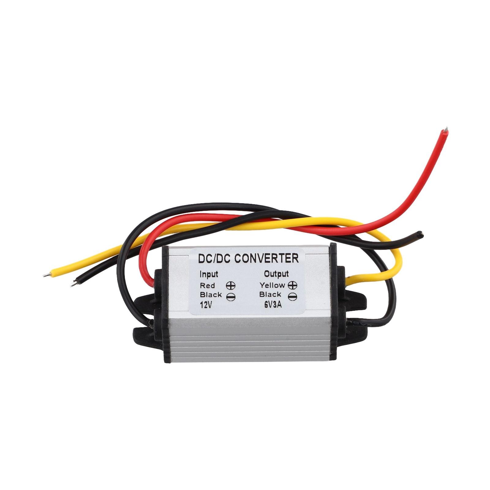 

Car Voltage Converter 6V Voltage Converter Aluminum Shell Cable Length 13cm Compact Design High Efficiency 90 For DIY Projects China Mainland