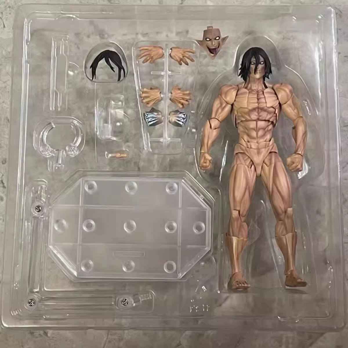 В наличии Атака Титанов Amazing Yamaguchi Revoltech Nr068 Женская Титан Энни Леонхарт Фигурка Gk Коллекционная Модель Игрушка Подарок