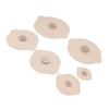 6 Stück Lebensmittel-Dosenverschlüsse Lebensmittelqualität Hitzebeständig Abdichtend Auslaufsicher Silikon Saugdeckel Topfdeckel für Töpfe Pfannen Schüsseln Beige