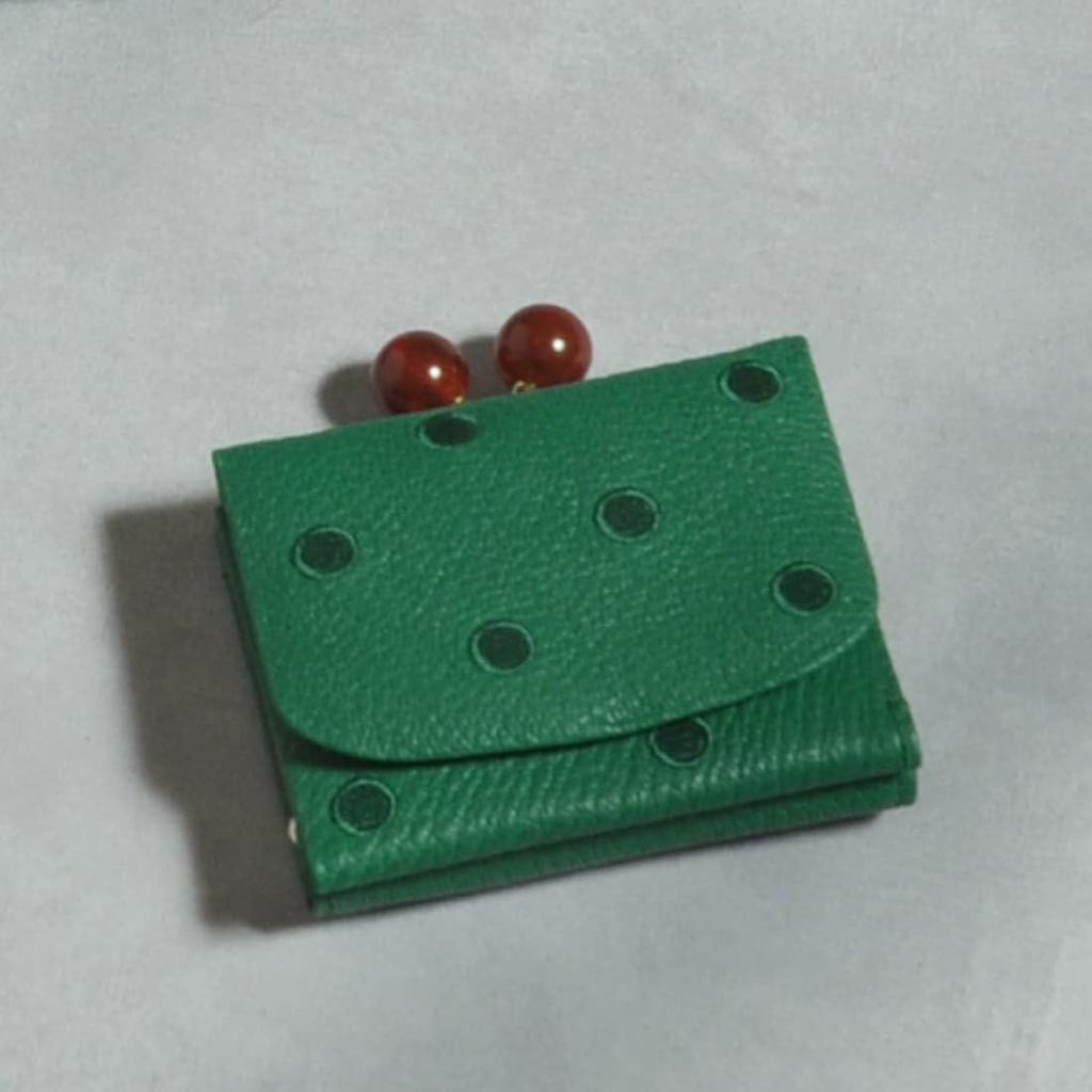 Acrylic Ball Tri-fold Mini Wallet