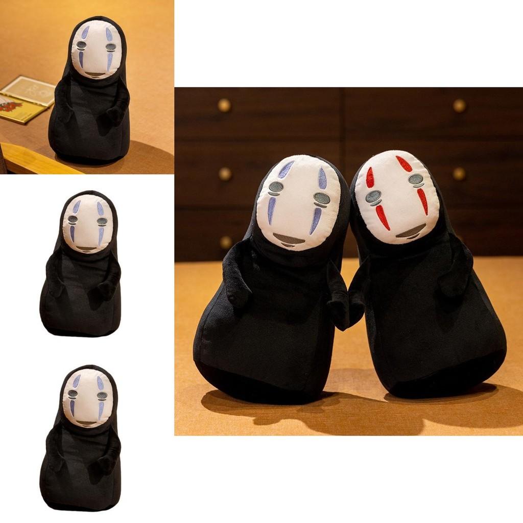 Plyšová hračka No Face Man ze Spirited Away s krátkým vlasem Pro sběratele a jako dárek