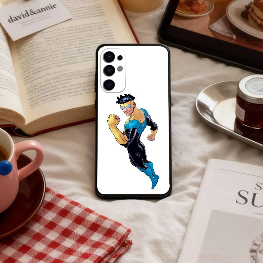 S-Subversive I-Invincible Cartoon   Phone Case For Samsung S 25,24,23,22,30,21,10,9,Ultra,Plus,Lite,FE,4,5 G Soft Black Case