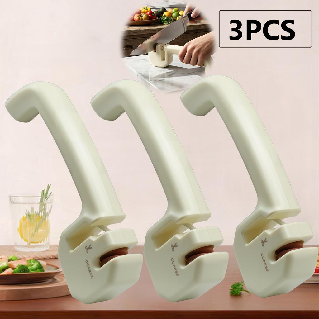 Kitchen Handheld Knife Sharpener 2 In 1 Quick Knife Scissor Sharpening Tool To Repair Restore Polish Blades Knife Sharpening