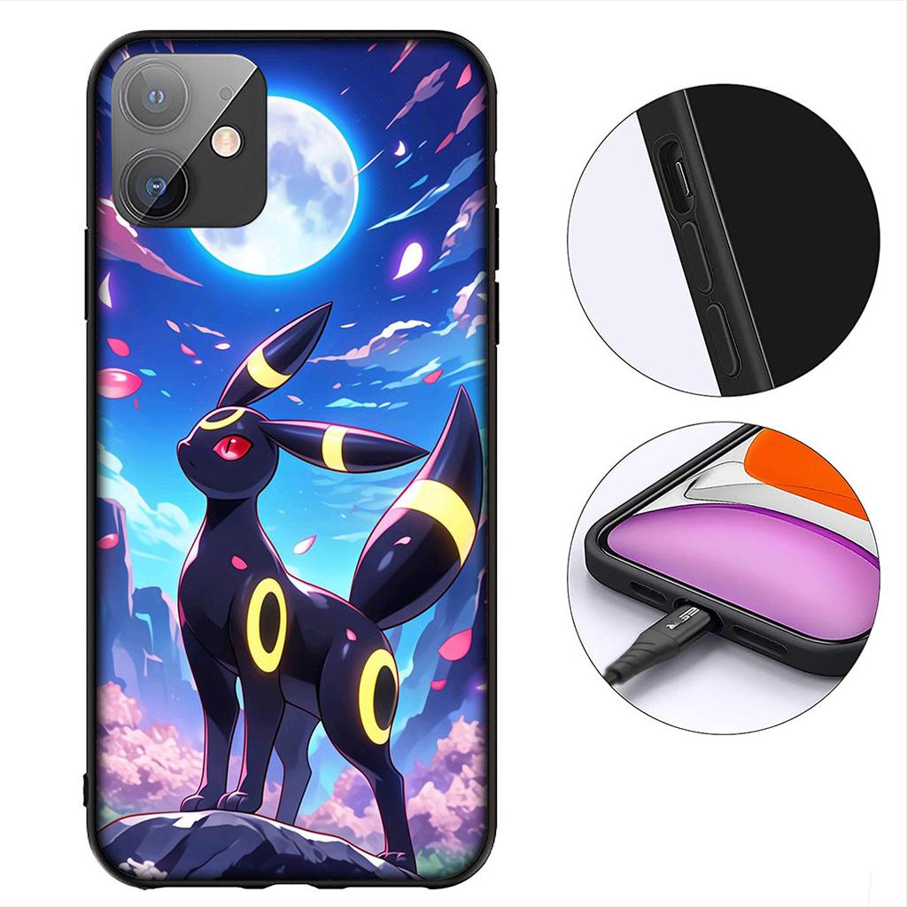 Espeon P-Pikachus Umbreon P-Pokemons Protective Cover for Xiaomi Poco C85 C65 C75 X7 X6 M6 M8 F7 F8 Ultra F6 Pro Phone Case