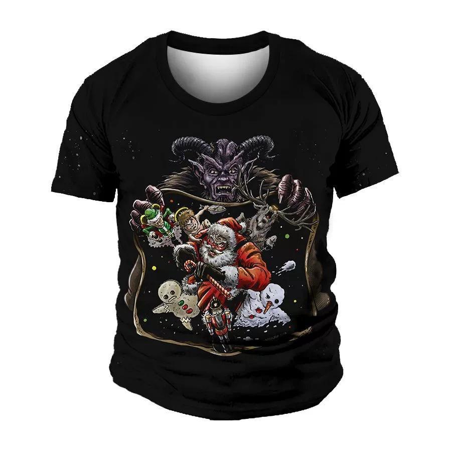 Tricouri de Crăciun pentru copii de 4-15 ani, Poliester confortabil, Băieți, Copii, Tricou cu mânecă lungă, Desene animate, Tricou imprimat 3D, Haine pentru copii