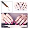 Nail Art Brush Nail Brush for Nail Art for Home Use and Professional Nail Salon Gel Nail Art Brush Clear Acrylic Handle