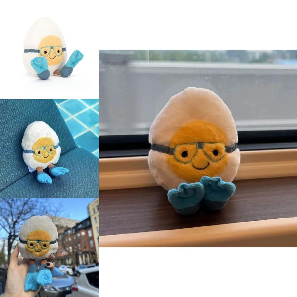 Cartoon Diving Egg Plush Doll Children Toy For Kids And Collectors