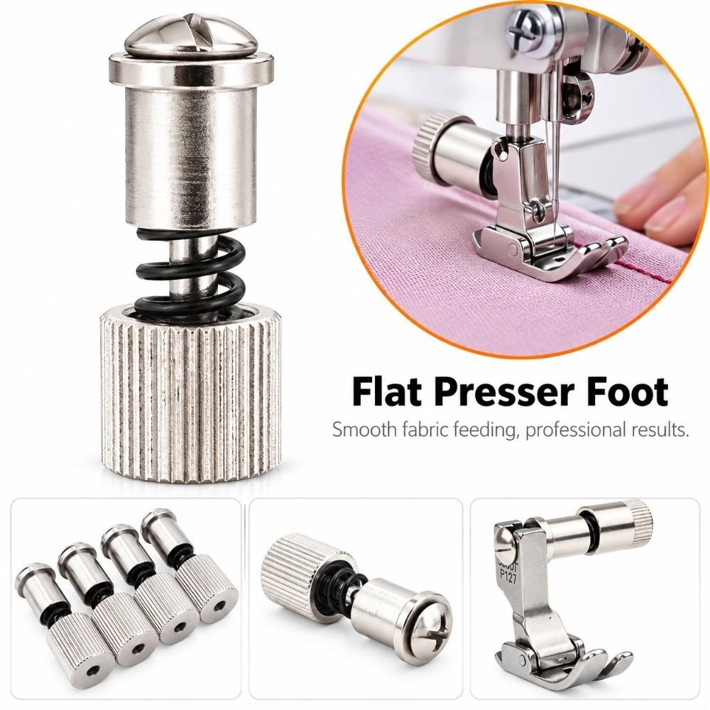 Metal Presser Foot Fastener Silver Sewing Machine Feet New Spring Clamp For Domestic Sewing