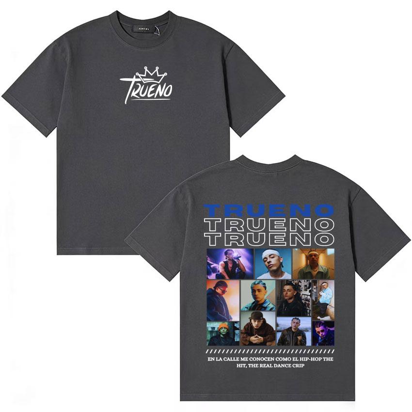 Rapper Trueno Tour Merch Tshirt Harajuku Short Sleeve Tee Shirt UnisexS Women Clothing Streetwear Gothic Cotton Tshirts Teenagers
