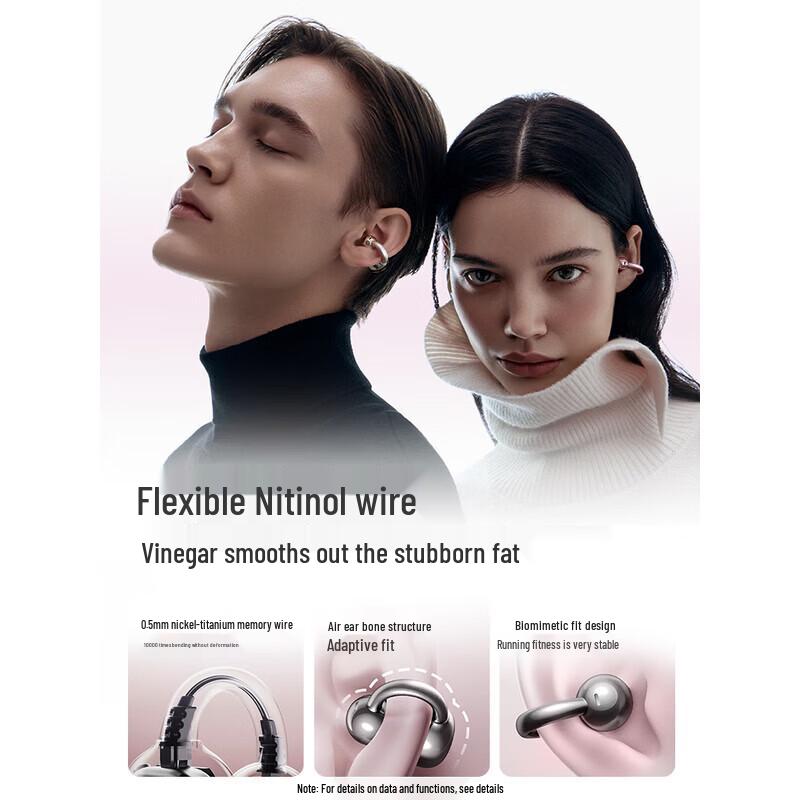 sanag S7S AI Bone Conduction Open-Ear Clip Bluetooth Headphones