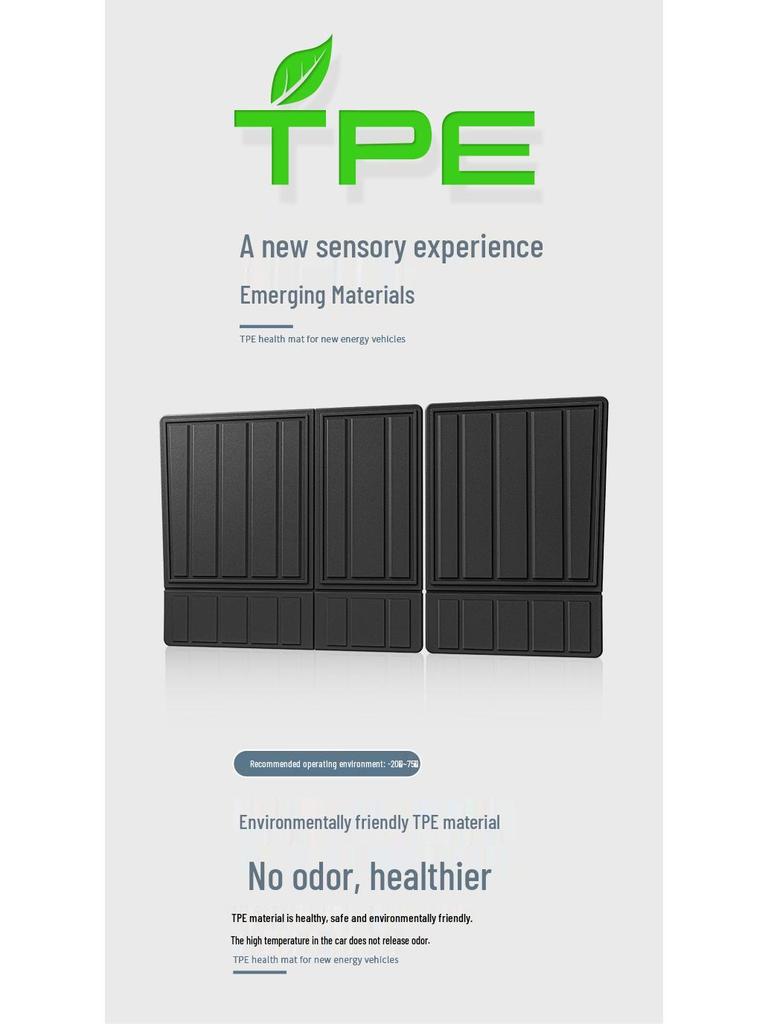 Fits 24 Wei Alpine car models: Custom TPE trunk mats & seat back cushions.