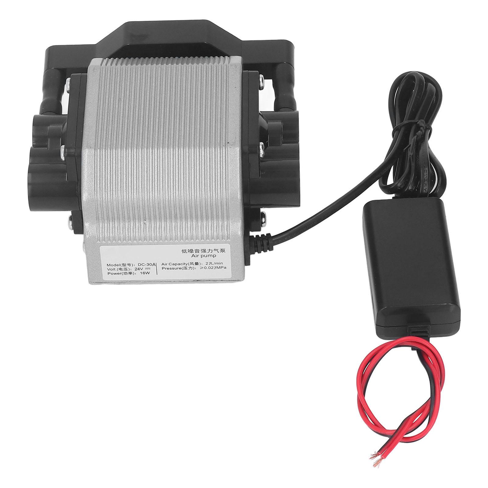 

Laser Engrving Machine Air Assist Pump Shock Absorbing Stable Low Noise Laser Cutter Engraver Air Pump 16W DC 30A