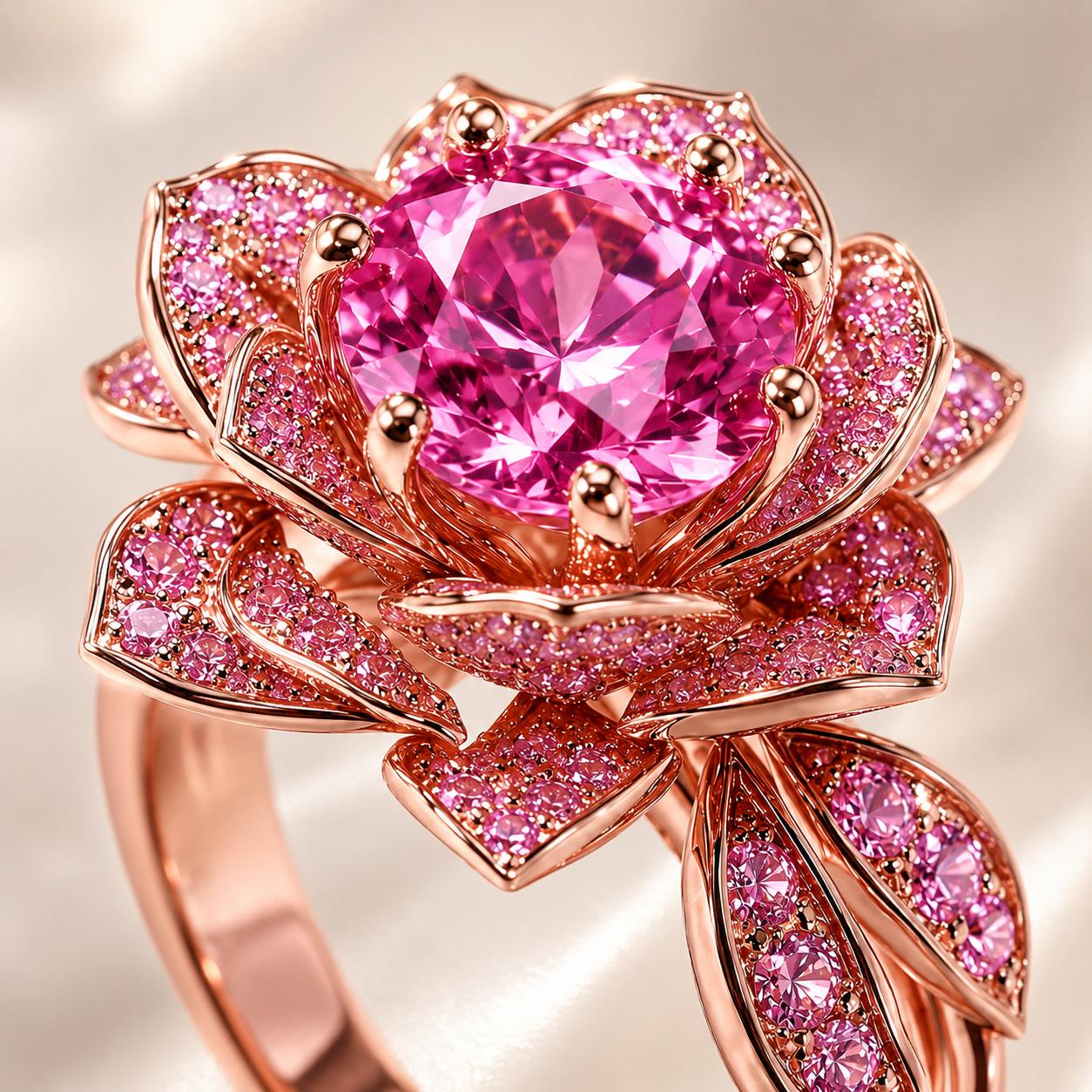 1Pieces Luxurious Unisex Statement Ring Pure