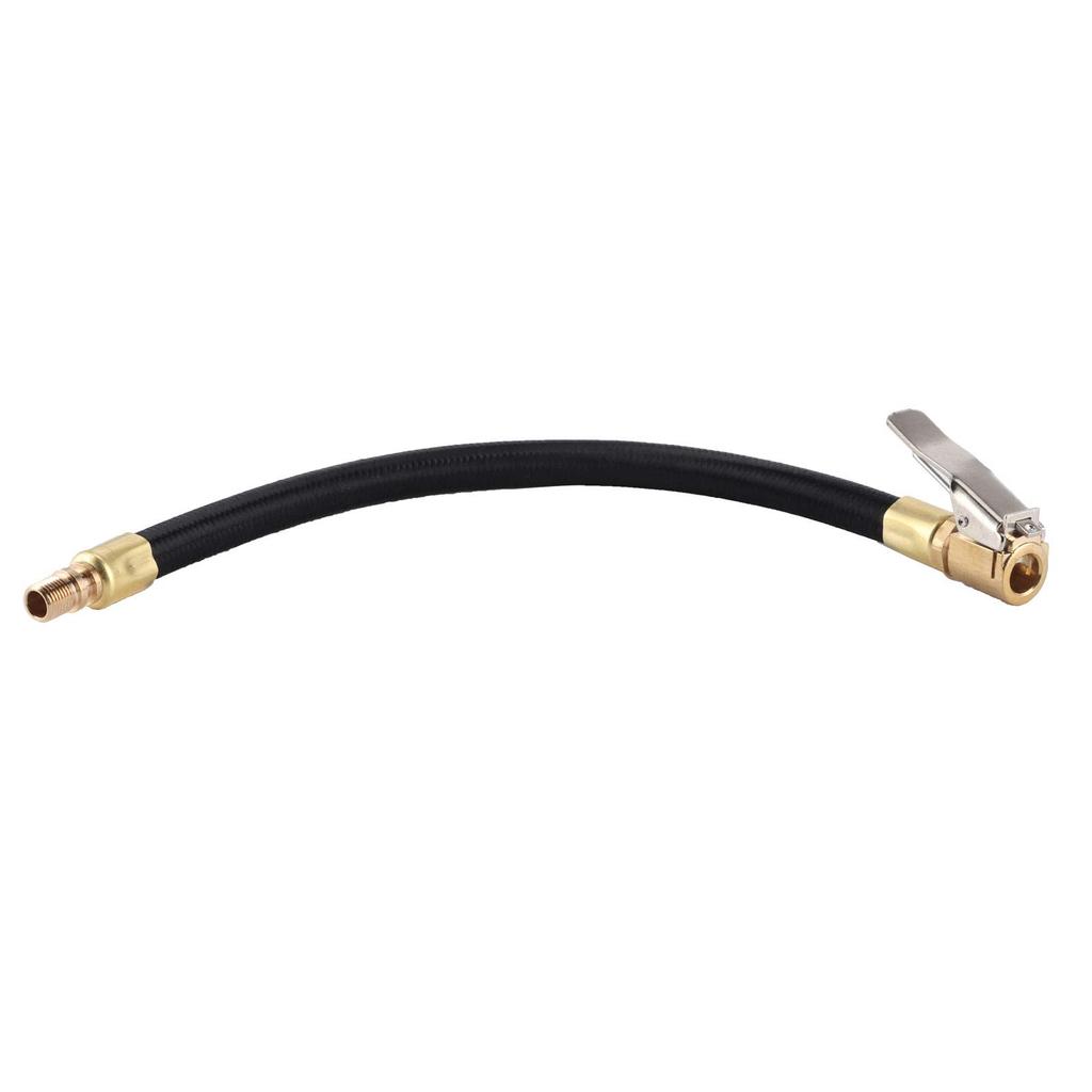 Air Hose Wheel Valve Core Braided Fabric + Brass Material Additional Inflator Hose Air