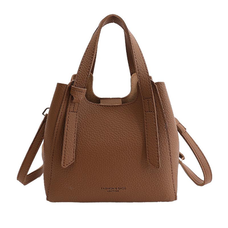 Small-scale Handbag - Vintage Bucket Bag - Commuting Single-shoulder Crossbody Bag