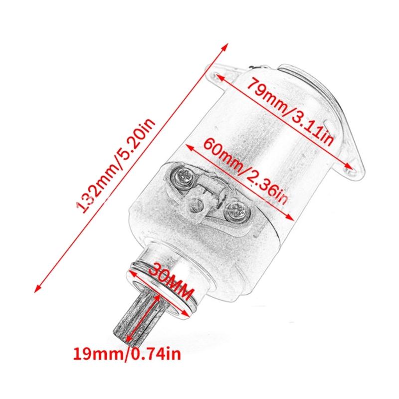 Motorcycle Car Efficient Electric Starter Motor Suitable for Agility 125 R16 125 31200KUDUC00 Reliable Easy Installation